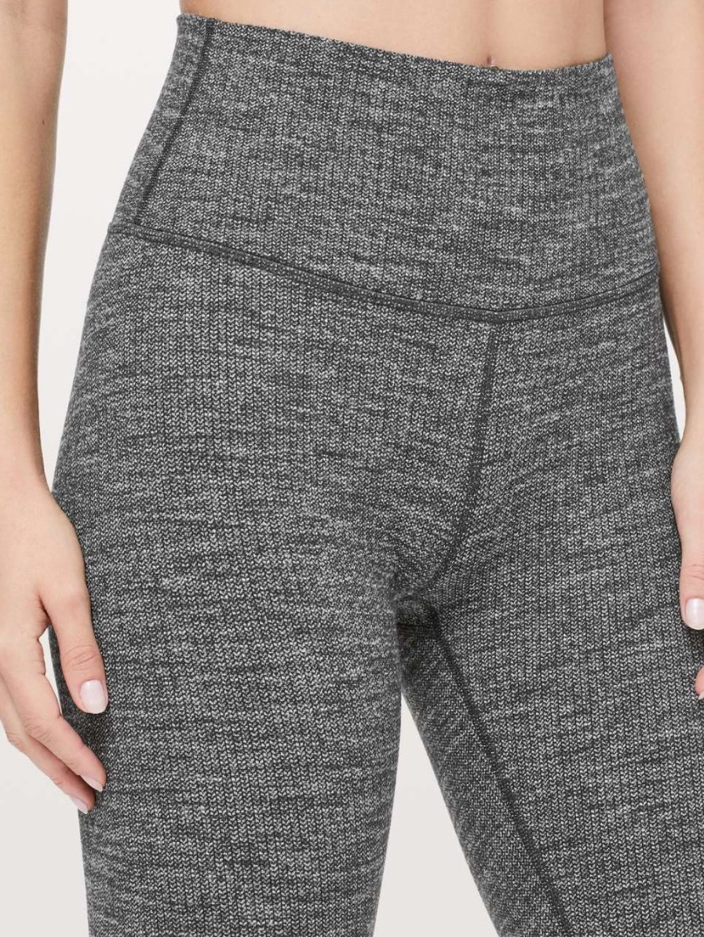 High-Waist Lululemon knit leggings size 6